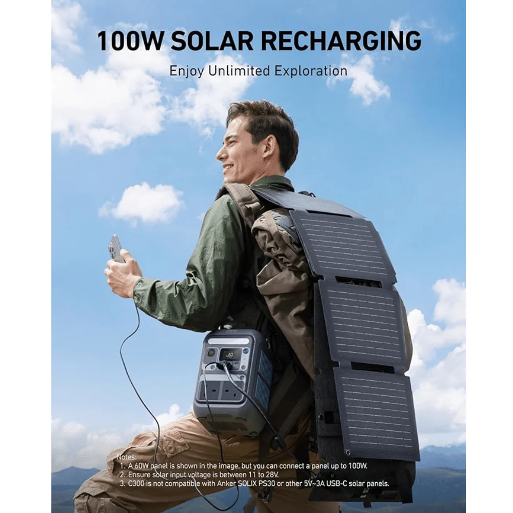 Anker Solix C300X Portable Power Station 300W | A1723211 - Image 6