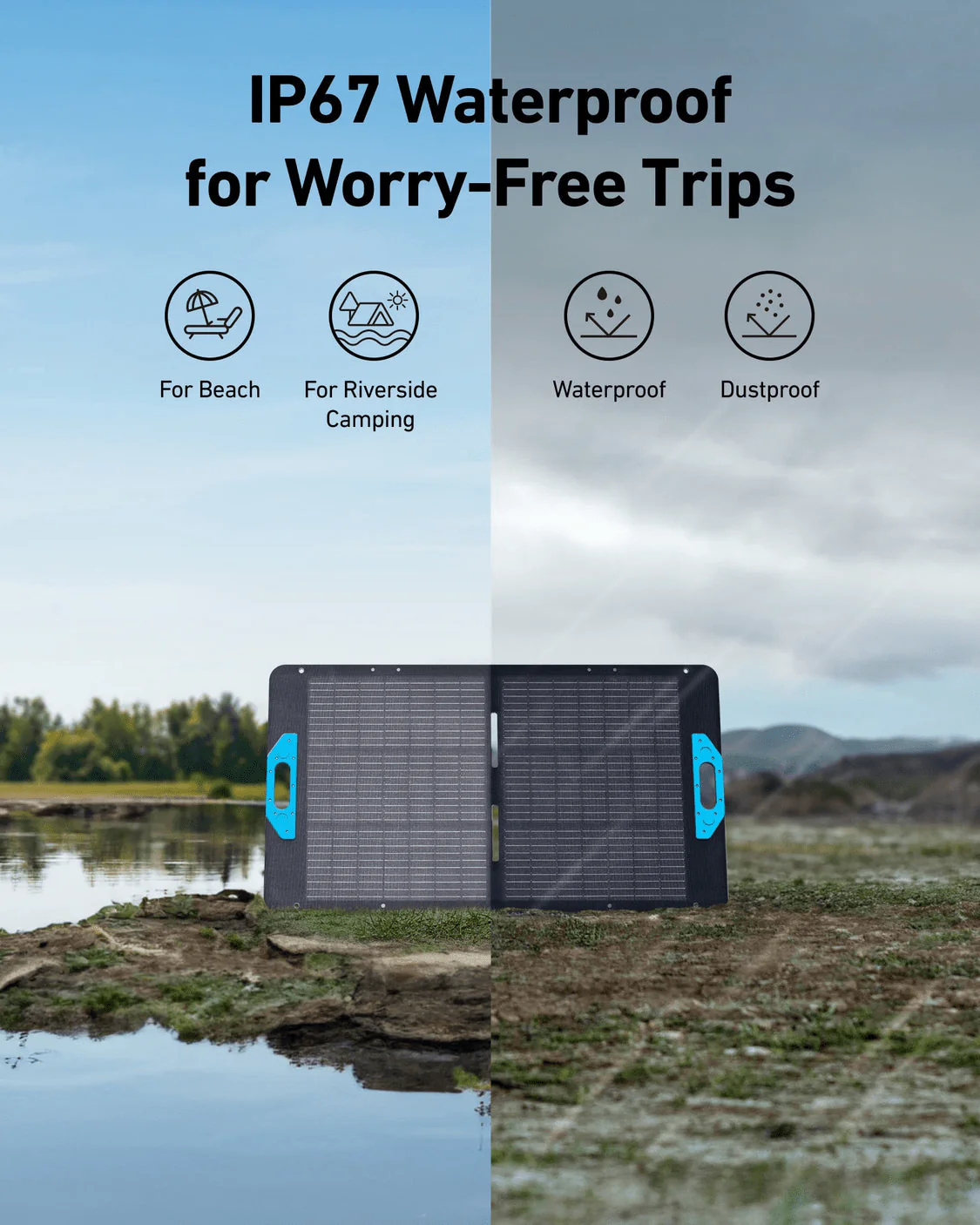 Anker Solix Foldable Solar Panel 100 W | A24340A1 - Image 3