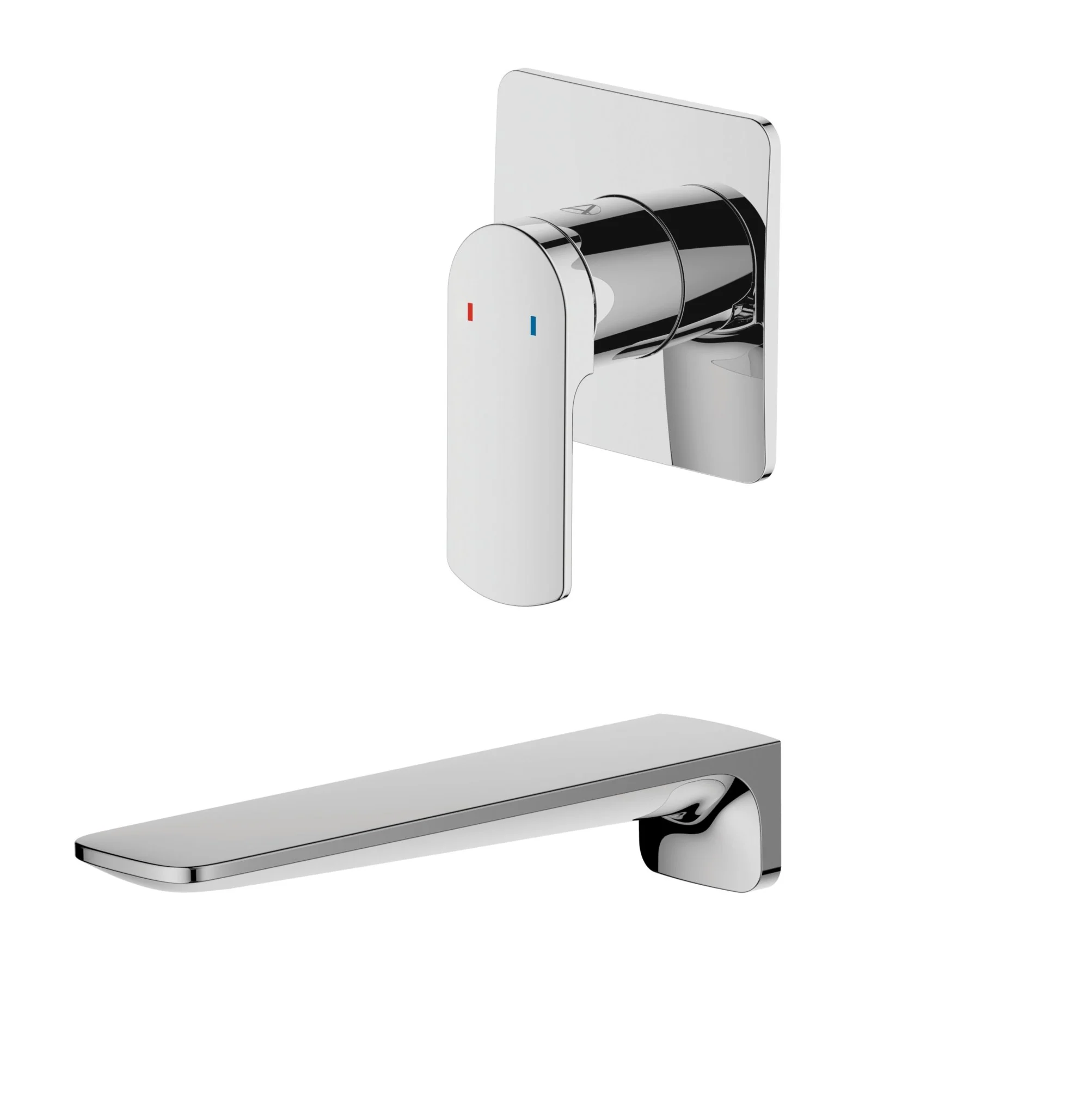 Aqualla Fuse Wall Mounted Bath Filler Chrome