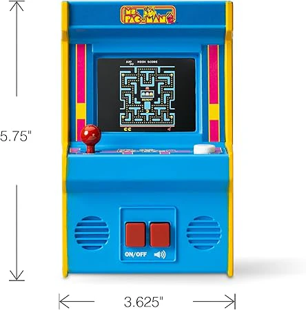 Arcade Classics Ms. Pac-Man - Retro Mini Arcade Game - Image 4