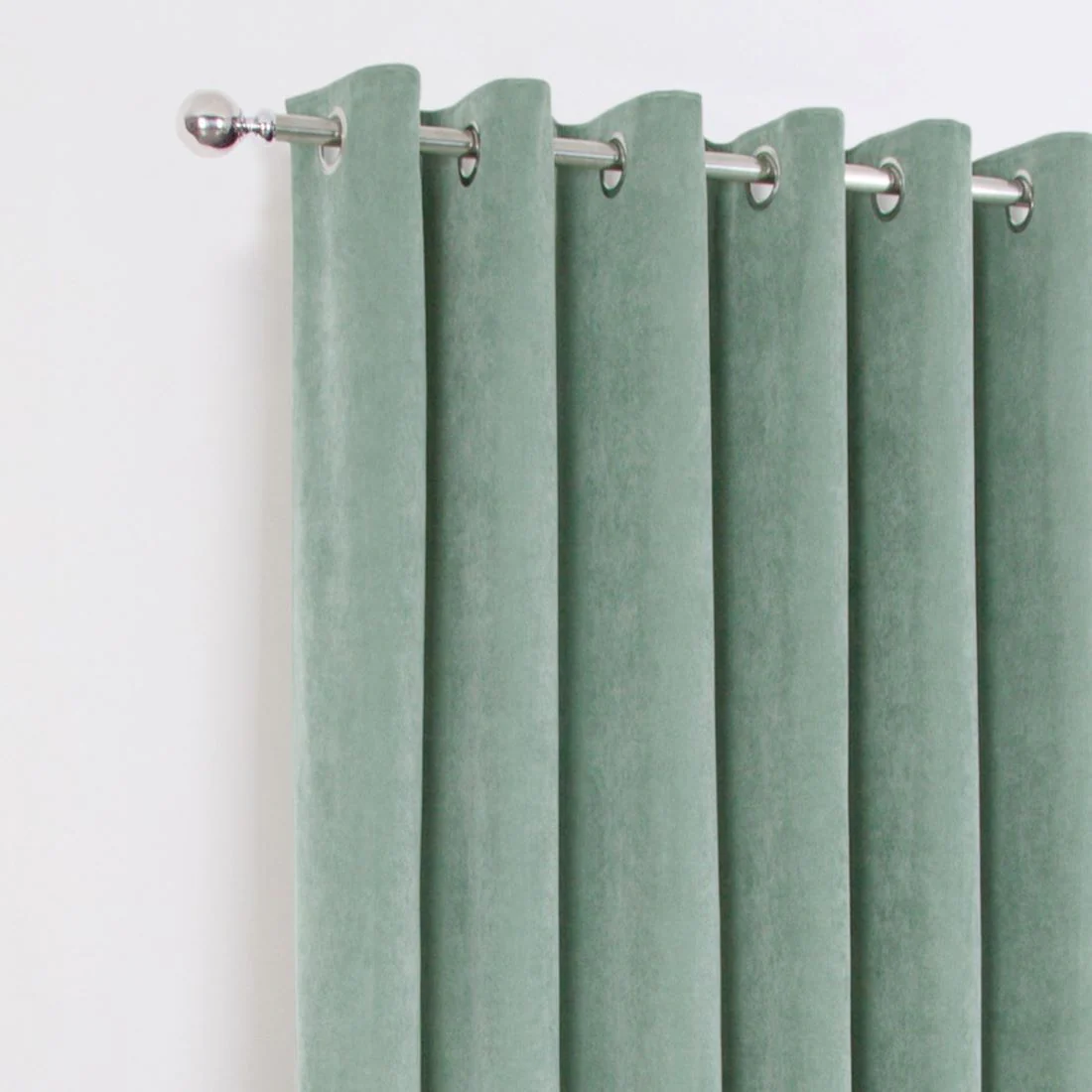 Arosa Eucalyptus Eyelet Curtains 90 x 90 - Image 2