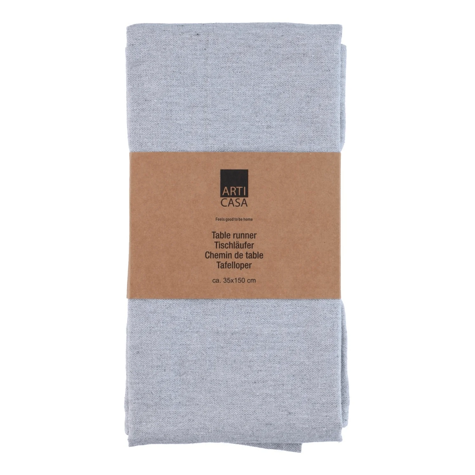 ARTICASA Table Runner Grey 35 x 150cm