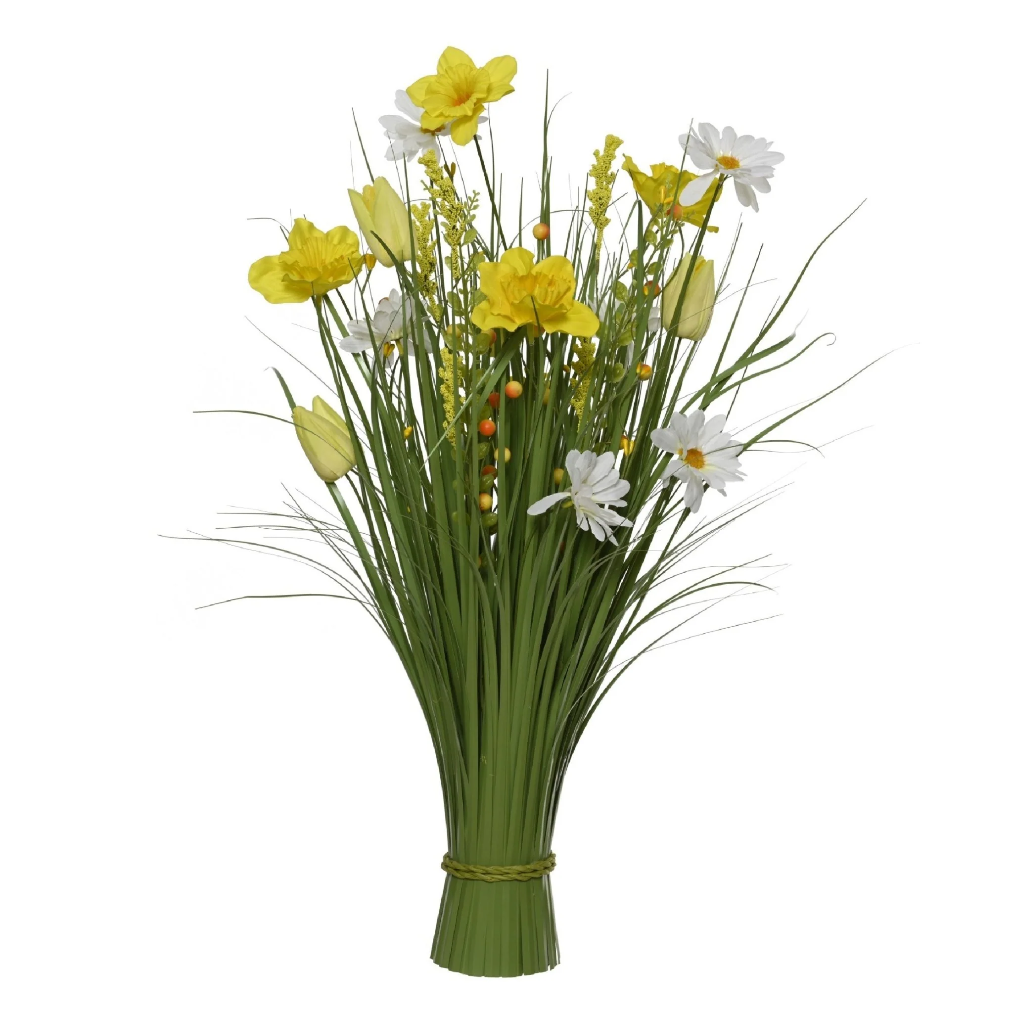 Artificial Grass Plant – Yellow – 70 cm - Image 2