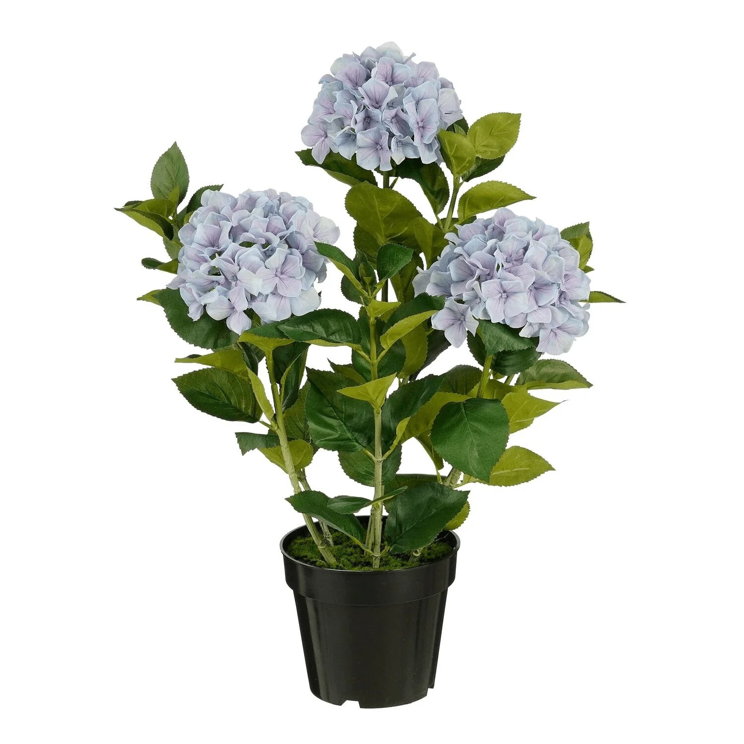 Artificial Hydrangea in Pot Blue Real Touch - h65xd40cm