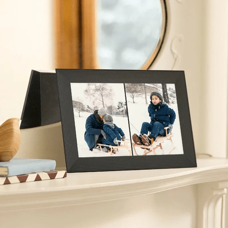 Aura Carver 10.1 Inch WiFi Digital Photo Frame | Gravel - Image 2