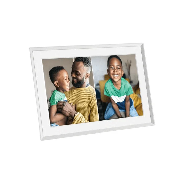 Aura Carver WiFi-Connected 10.1" LCD Digital Picture Frame - Clay with White Mat - Image 2