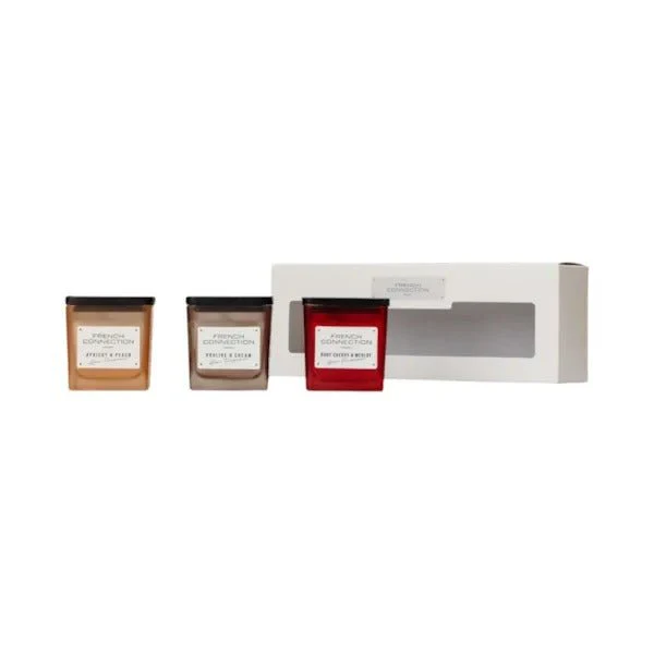 Autumn Collection Trio of Candles Set by French Connection 3 X 55g