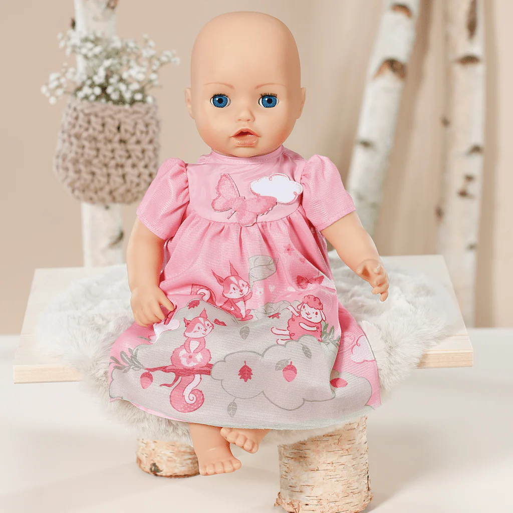 Baby Annabell Dress Pink 43Cm - Image 4