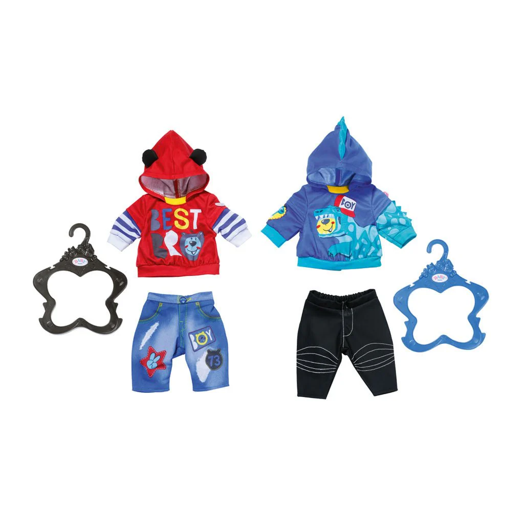 Baby Born Boy Outfit 2Assorted 43Cm