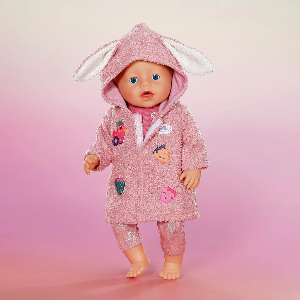 Baby Born Coat Set With Dress 43cm - Image 2