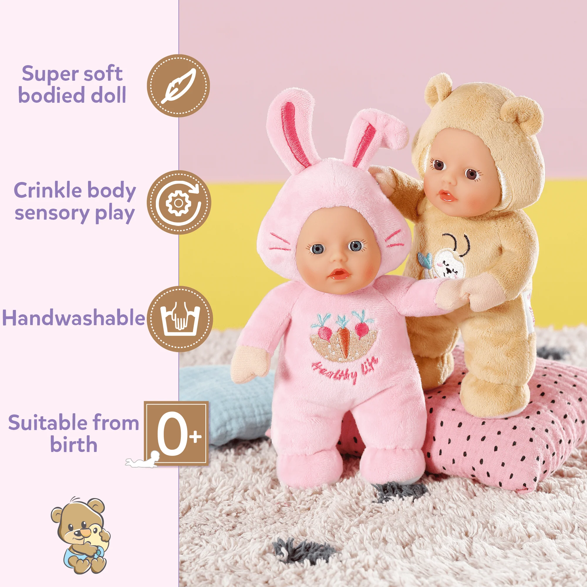 Baby Born Cutie For Babies Asst 18cm - Image 3