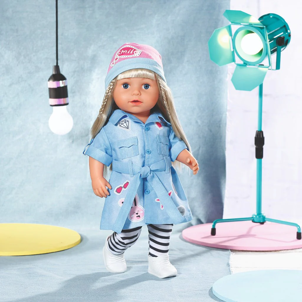 Baby Born Deluxe Jeans Dress 43cm - Image 3