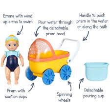 Baby Born Splish Splash Pram With Emma - Image 4