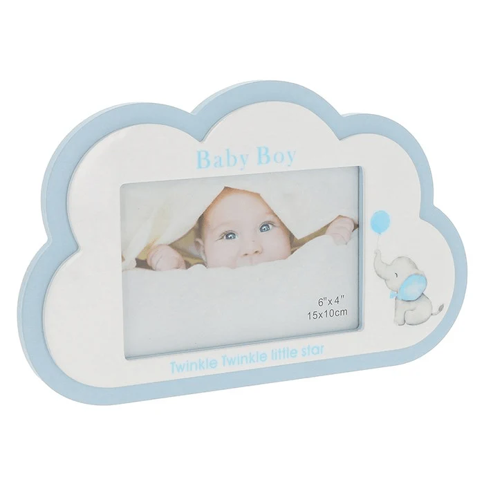 Baby Boy Cloud Photo Frame 4x6