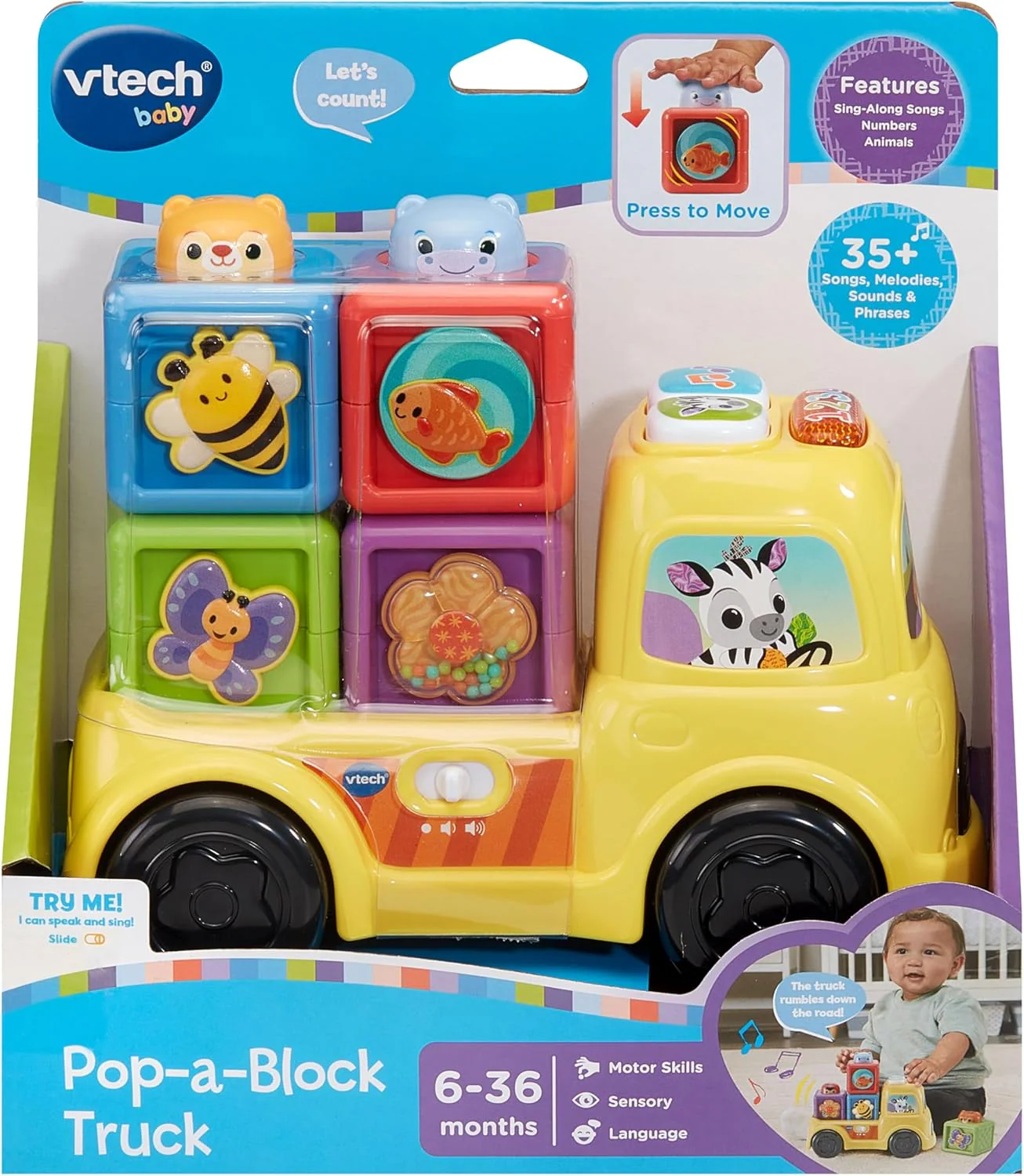 Baby Pop-a-Block Truck