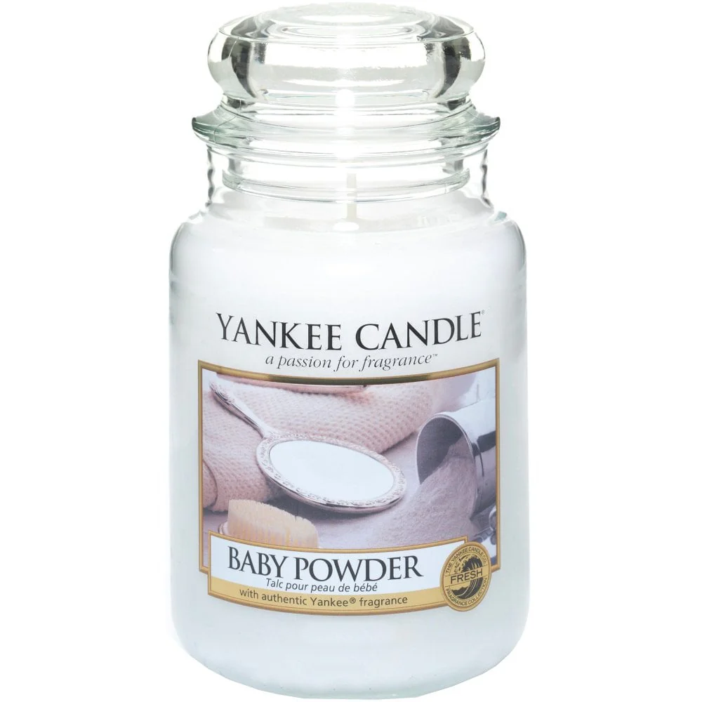 Baby Powder Large Yankee Candle 623g - Image 2