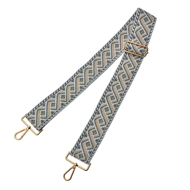 Bag strap 5 x 140cm White Beige Synthetic