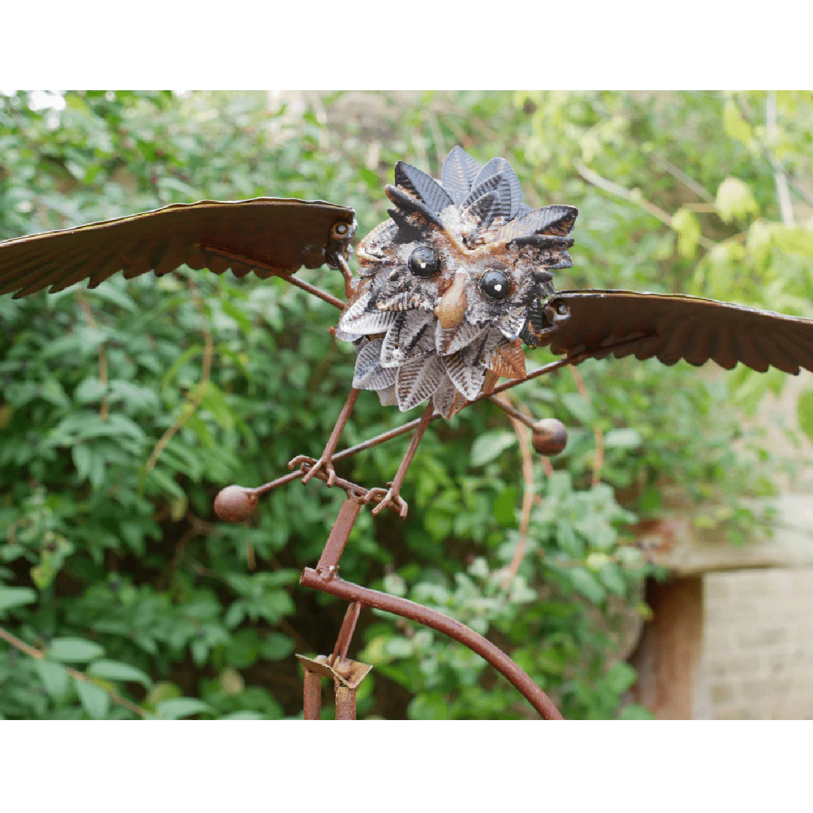 Balancing Owl on Stake Garden Decoration 120cm - Image 2