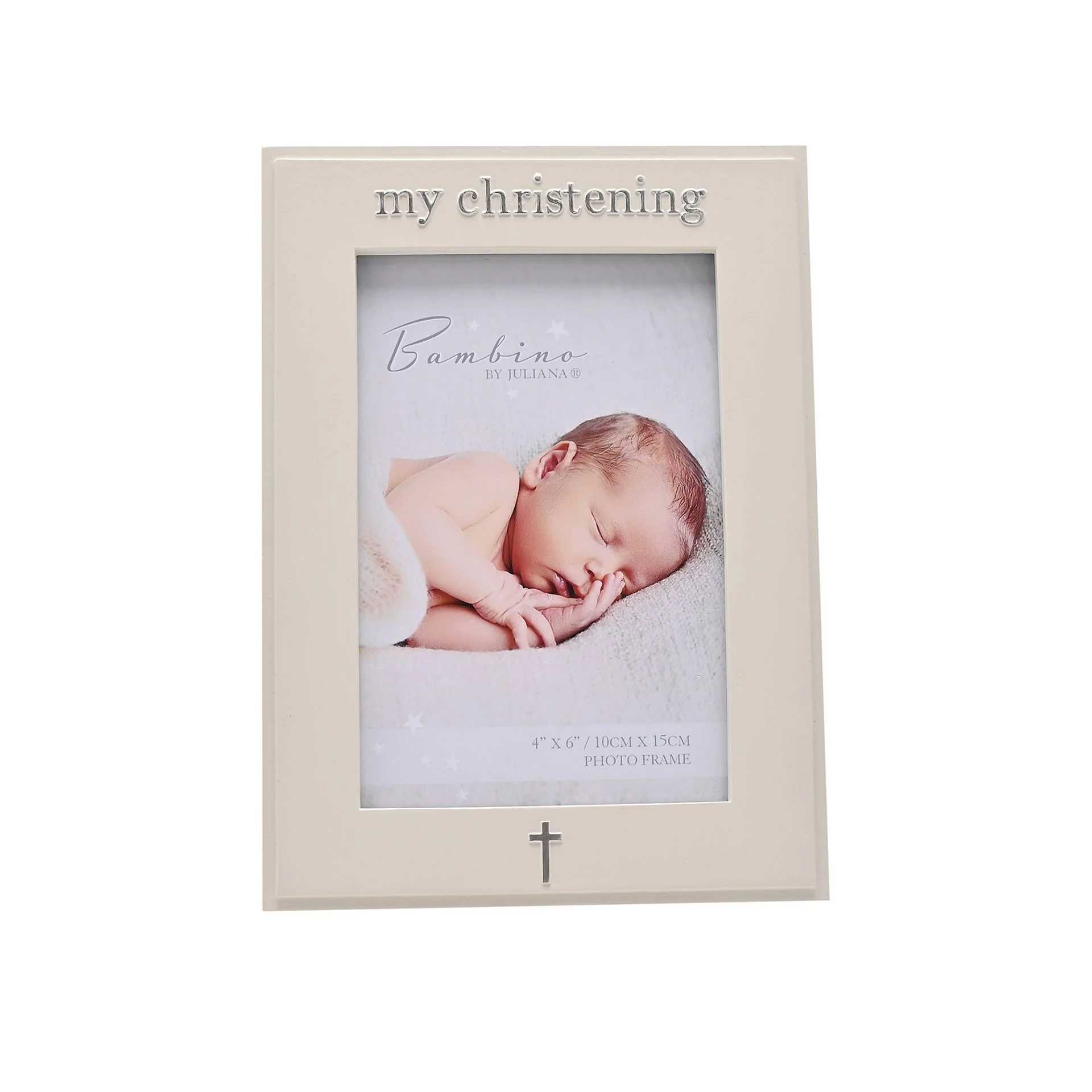 Bambino Resin Photo Frame – My Christening 4" x 6"