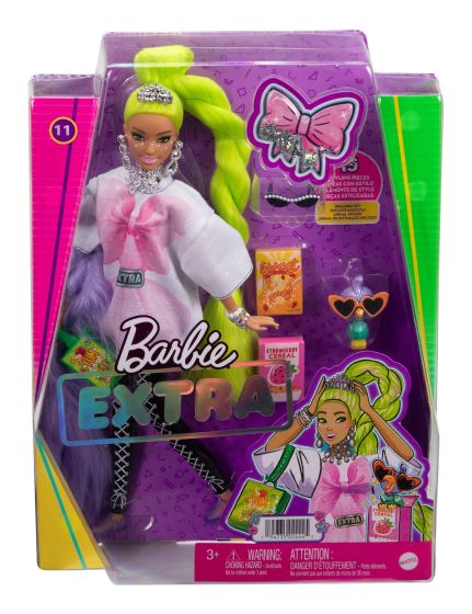 Barbie Extra Doll - Neon Green Hair