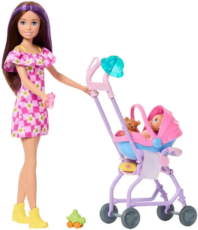 Barbie Family & Friends Skipper Babysitters Inc Stroller Playset - Image 3