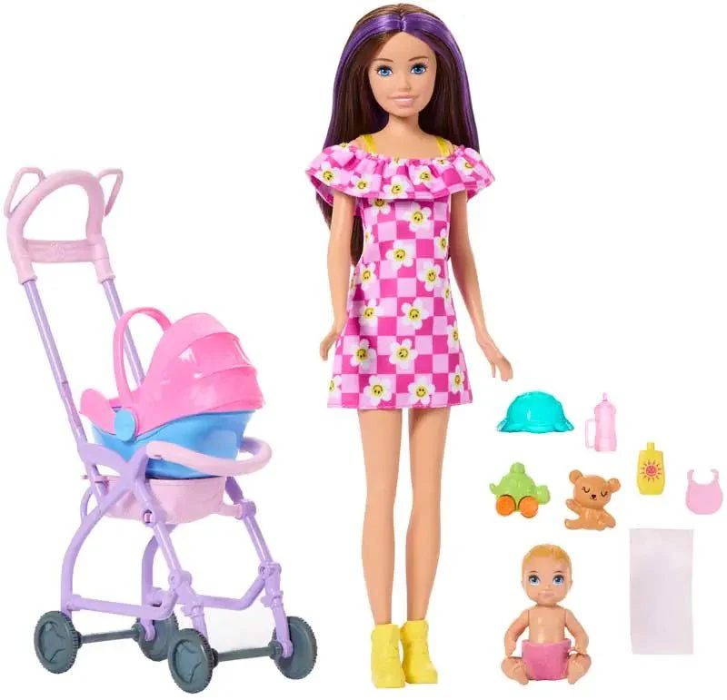 Barbie Family & Friends Skipper Babysitters Inc Stroller Playset - Image 4
