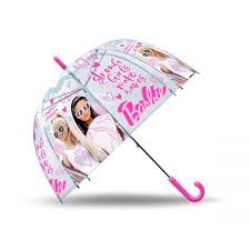 Barbie Transparent Umbrella 19In