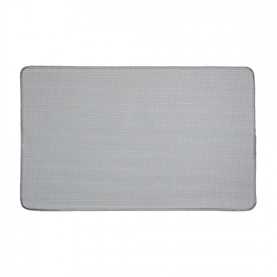 Bath Mat 78 x 48cm Grey Polyester Star Rectangle - Image 2