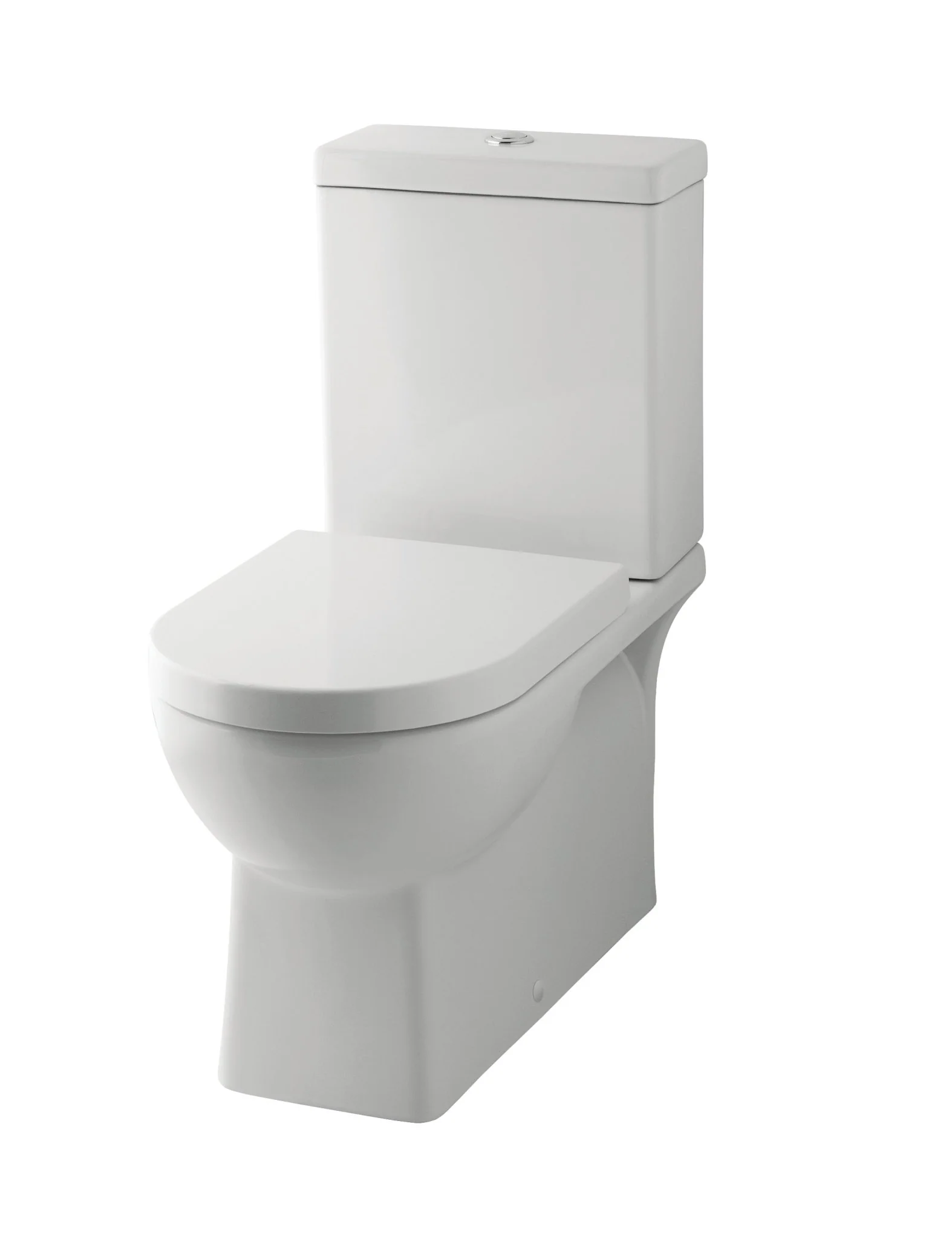 Bathroom Studio  Oslo Close Coupled Back To Wall Pan & Seat - Image 2