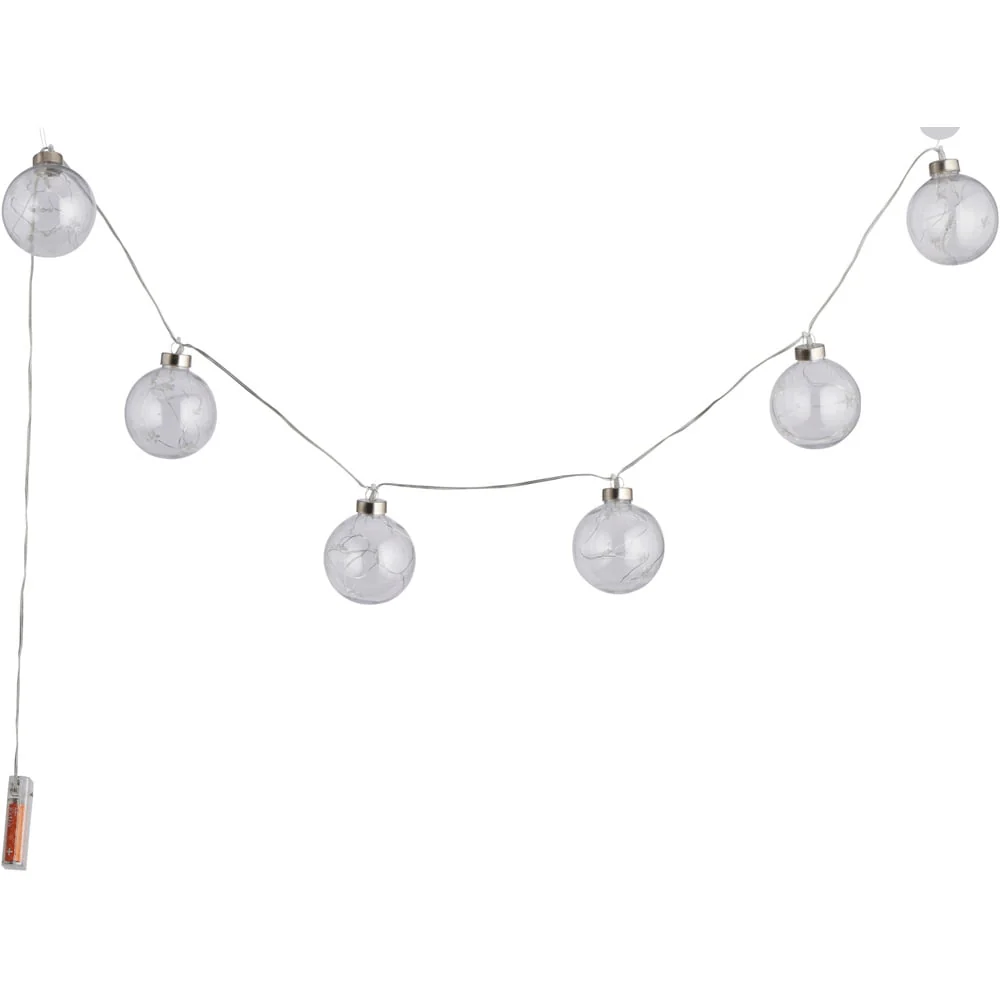 Battery Operated Encapsulated Stars 6 Bulb String Light - Image 3
