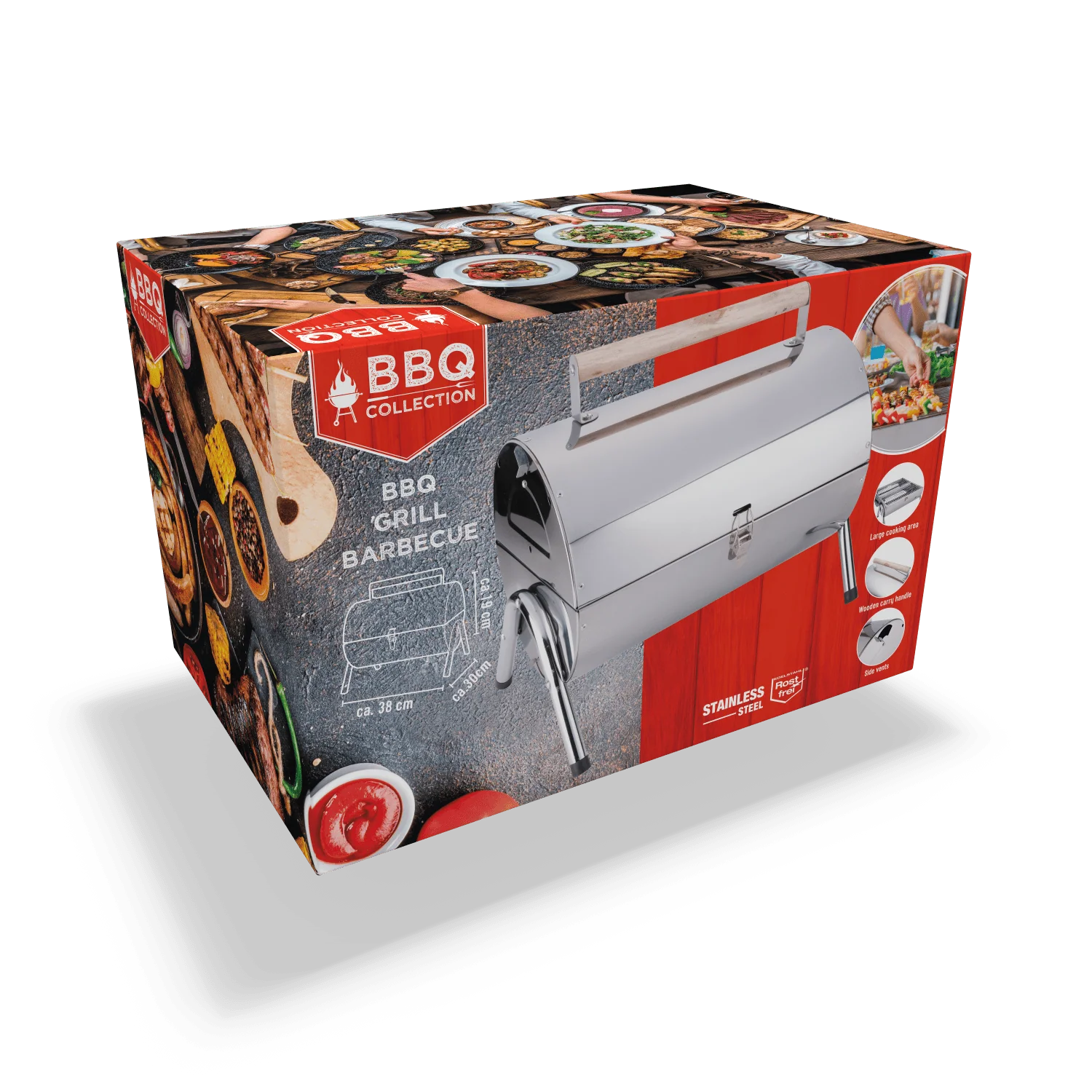 BBQ Collection Portable Charcoal Foldable BBQ