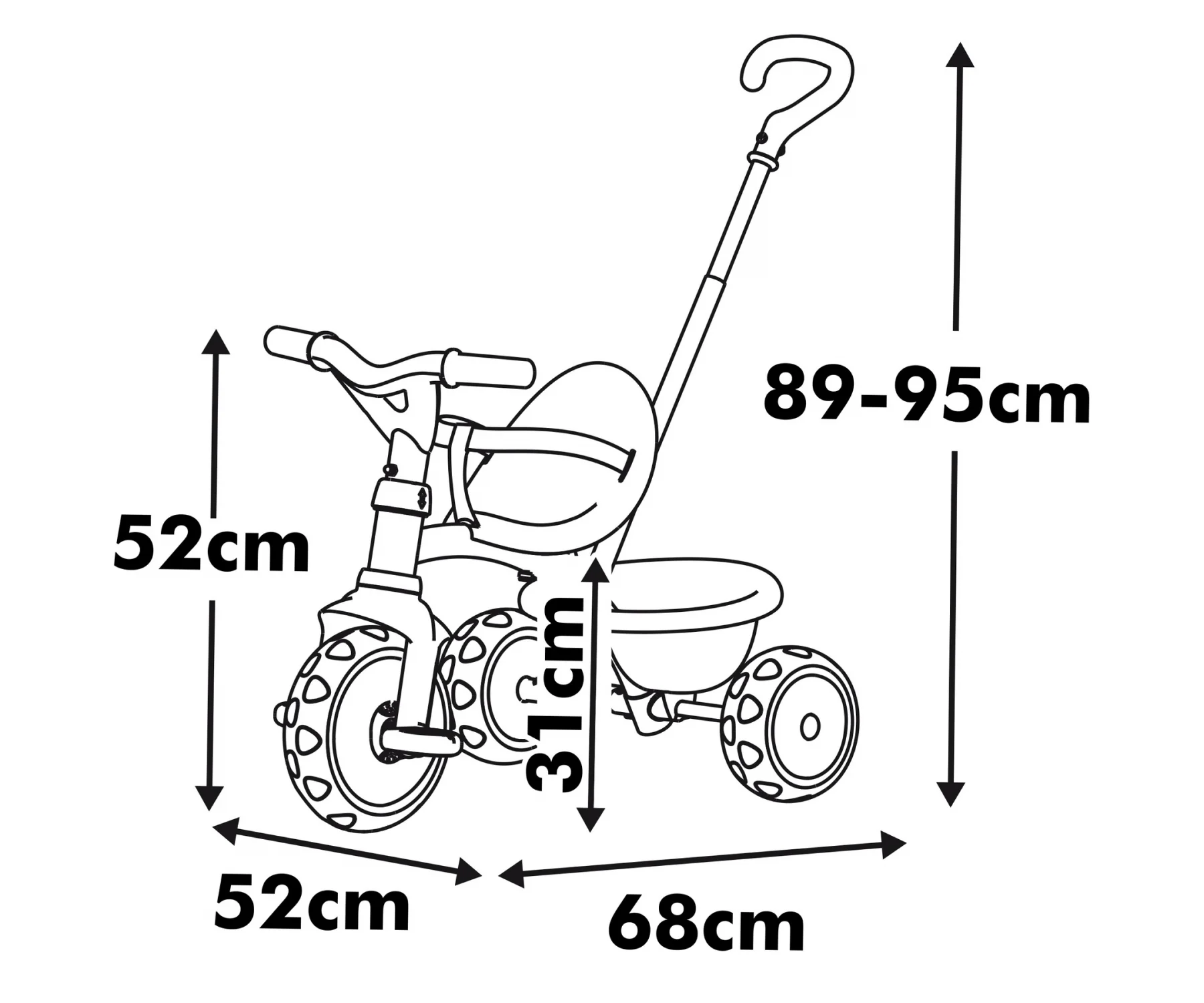 Be Move Tricycle Beige - Image 2