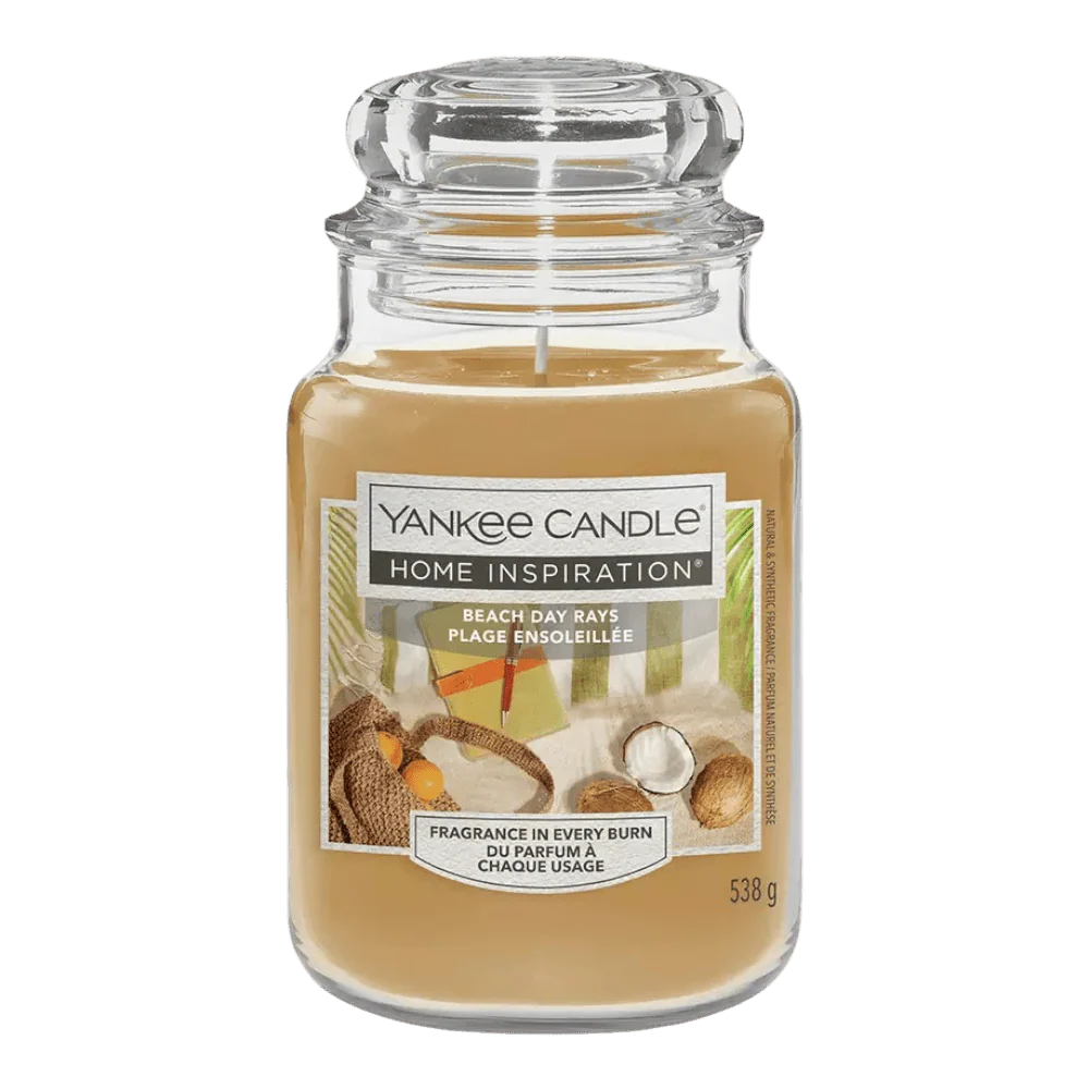 Beach Day Rays Home Inspirations Large Yankee Candle 538g