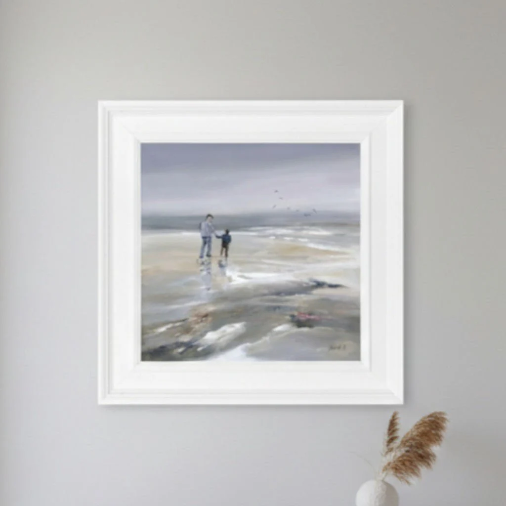 Beach Walk Small II HF Framed Picture - GW114 - Image 2