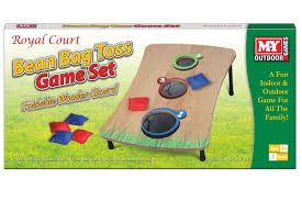 Bean Bag Toss Game W/Foldable Wooden Board