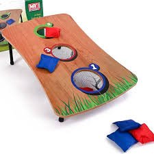 Bean Bag Toss Game W/Foldable Wooden Board - Image 3