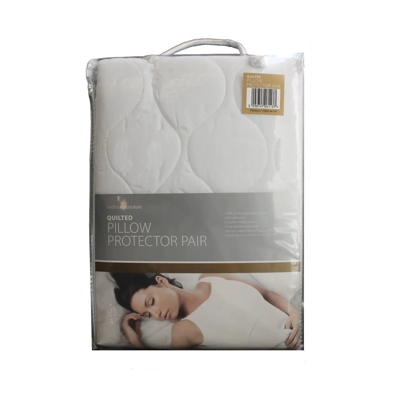 Bedroom Couture Quilted Pillow Protector Pair