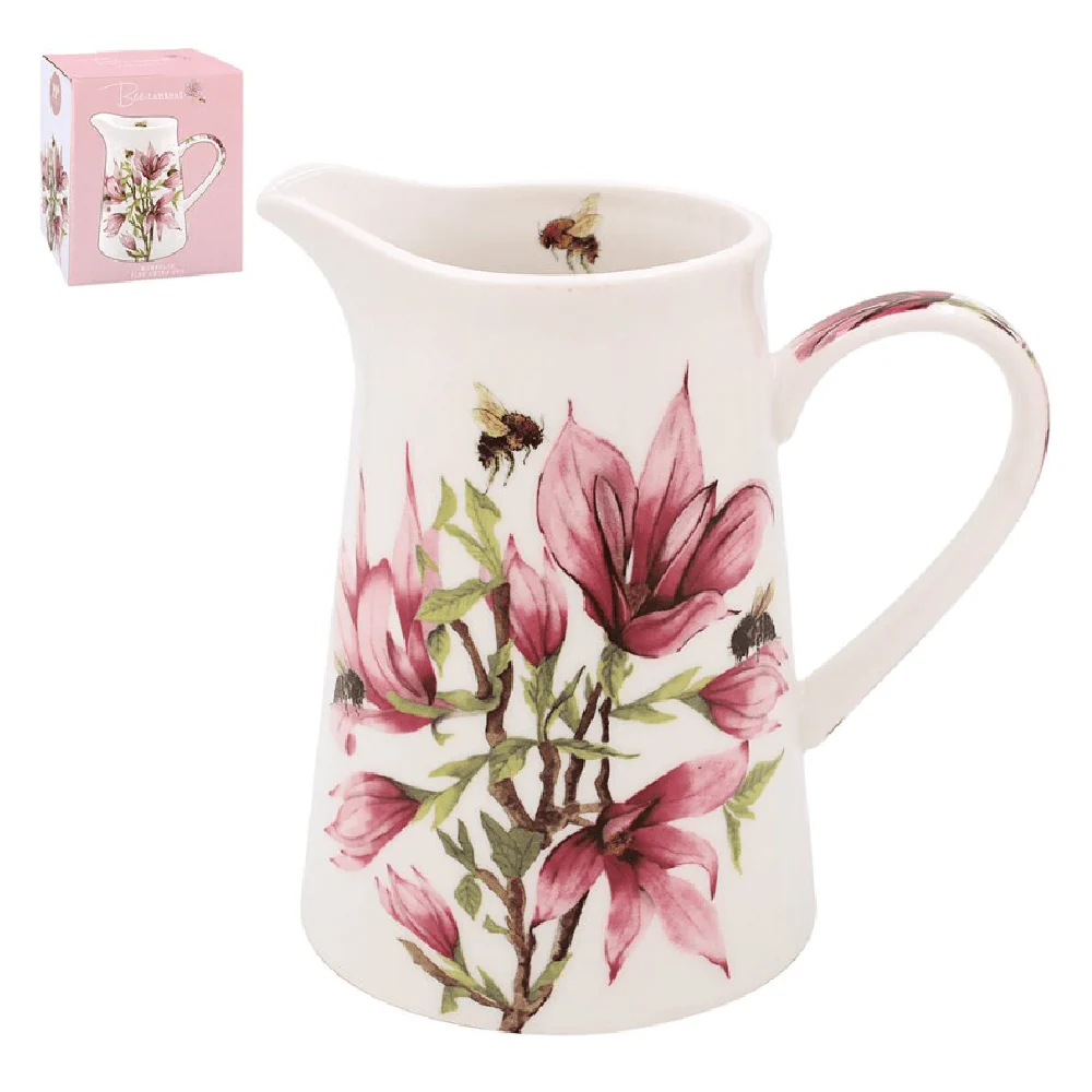 Bee‑Tanicle Magnolia Jug