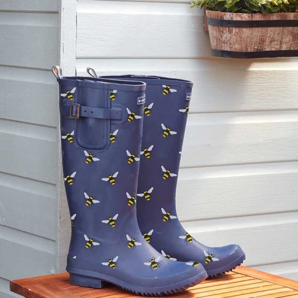Bees Rubber Wellington Boots Size 7
