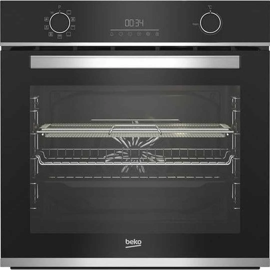 Beko AeroPerfect AirFry Electric Pyrolytic Built In Single Oven - Stainless Steel | BBIMA13301XMP