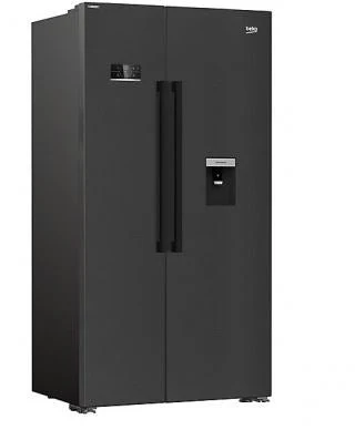 Beko American style Black Freestanding Fridge freezer I ASD2341VB