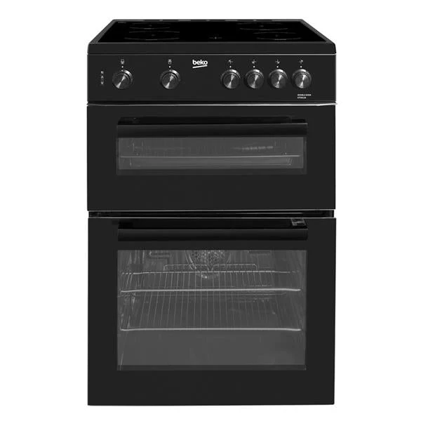Beko Freestanding 60cm Ceramic Electric Cooker Black | KTC611K