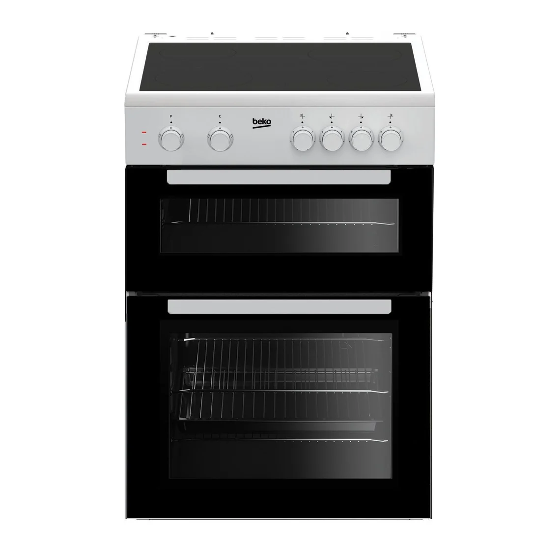 Beko Freestanding 60cm Ceramic Electric Cooker White | KTC611W