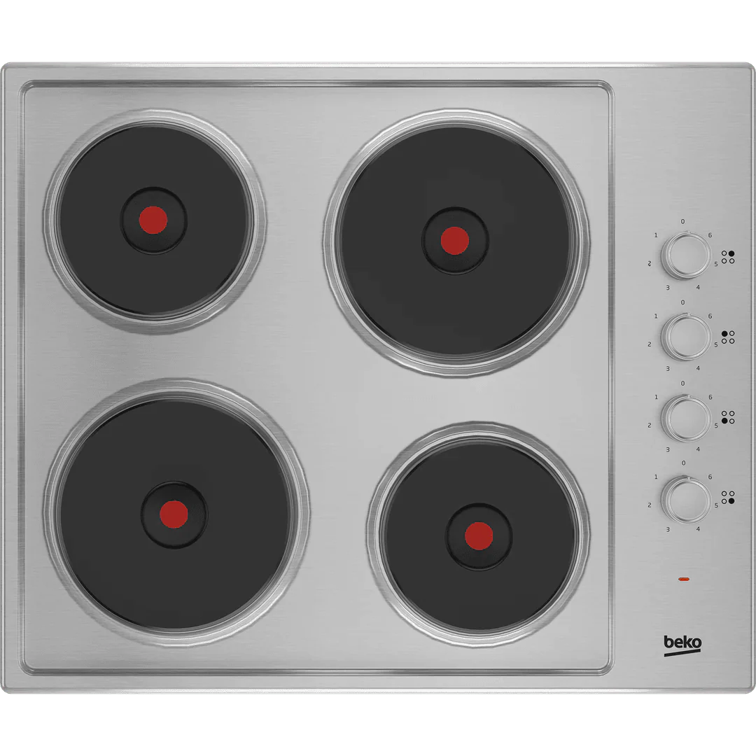 Beko Hibe64101X 60Cm Solid Plate Hob
