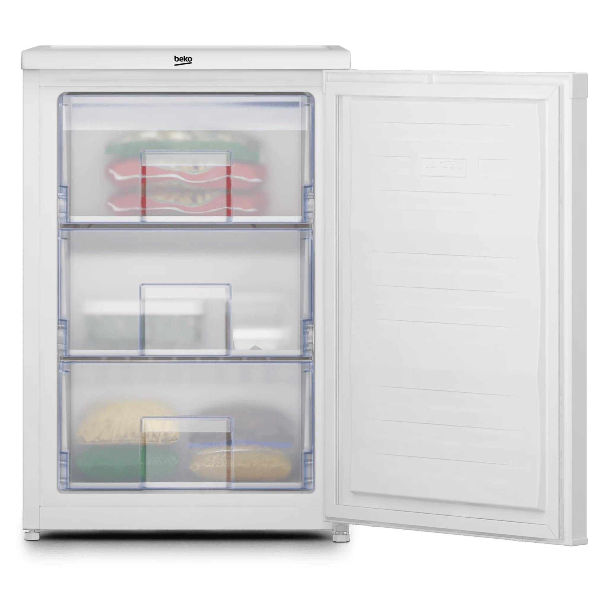 Beko UFF4584W Under Counter Freezer - White - Image 3