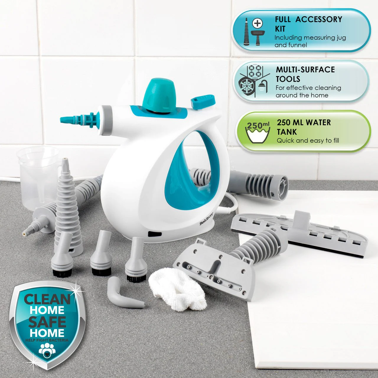 Beldray 10-in-1 Handheld Steam Cleaner - Image 2