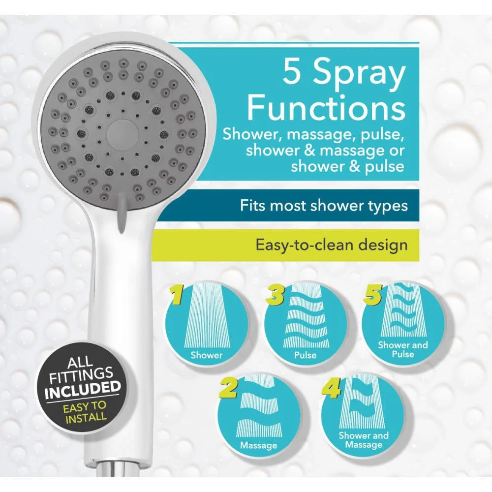 Beldray Five Function Shower Head - Image 2