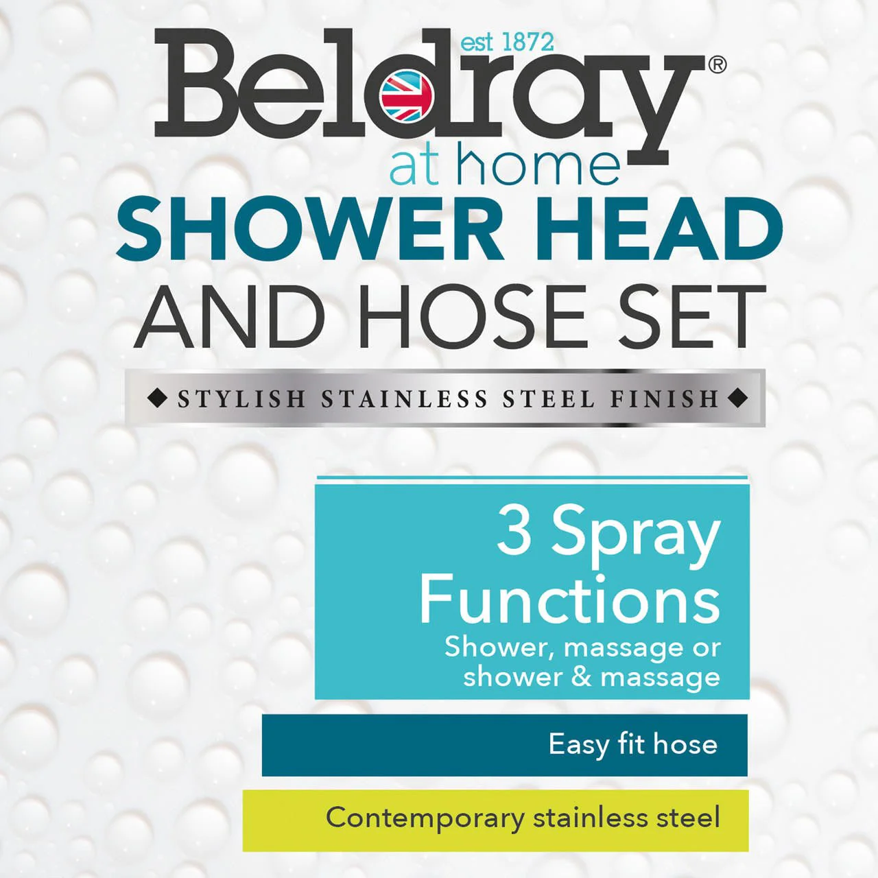 Beldray Shower Head & Hose Set - Image 5
