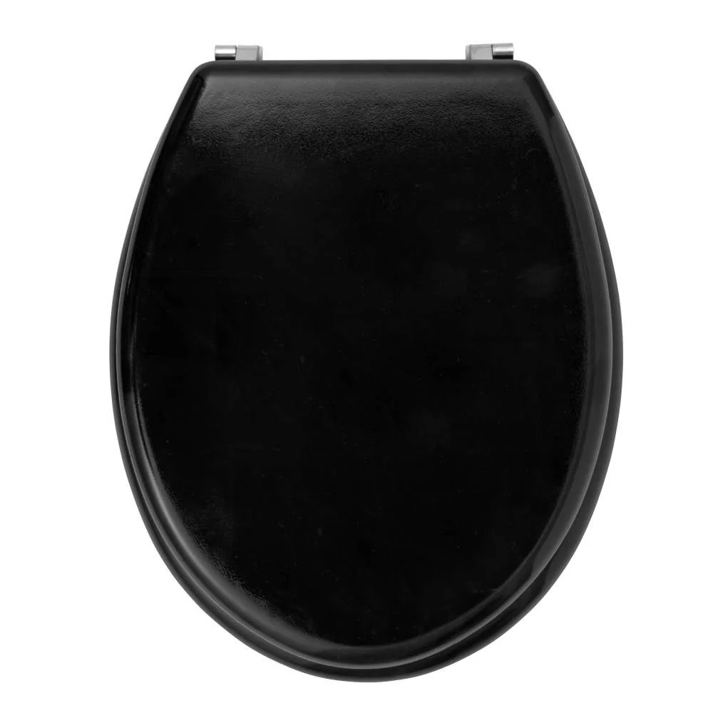Beldray Wooden MDF Toilet Seat – Black