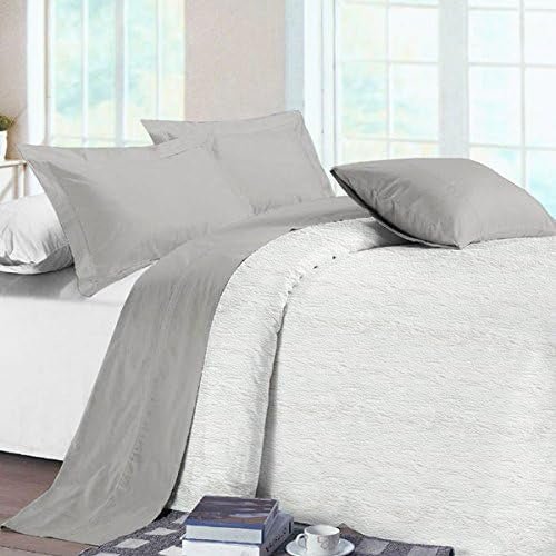 Bellissimo Napoli Luxury Matelasse 100% Cotton Bedspread White Kingsize